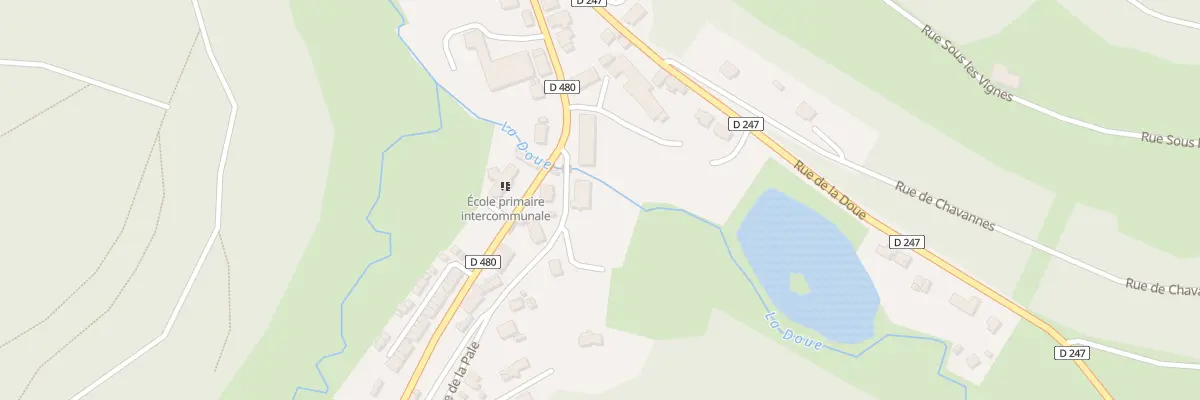 Plan du 5034 A la Pale à Glay