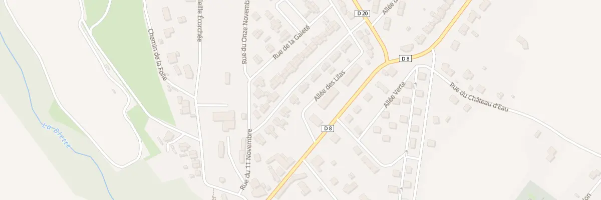 Plan du 18 Rue de la Renaissance à Badonviller