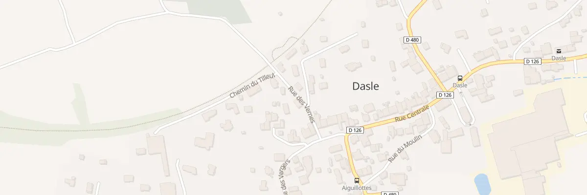 Plan du 1 Rue des Vernes à Dasle