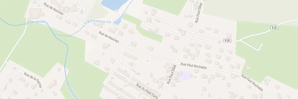 Plan du 106 Rue De Ravines à Moyenmoutier