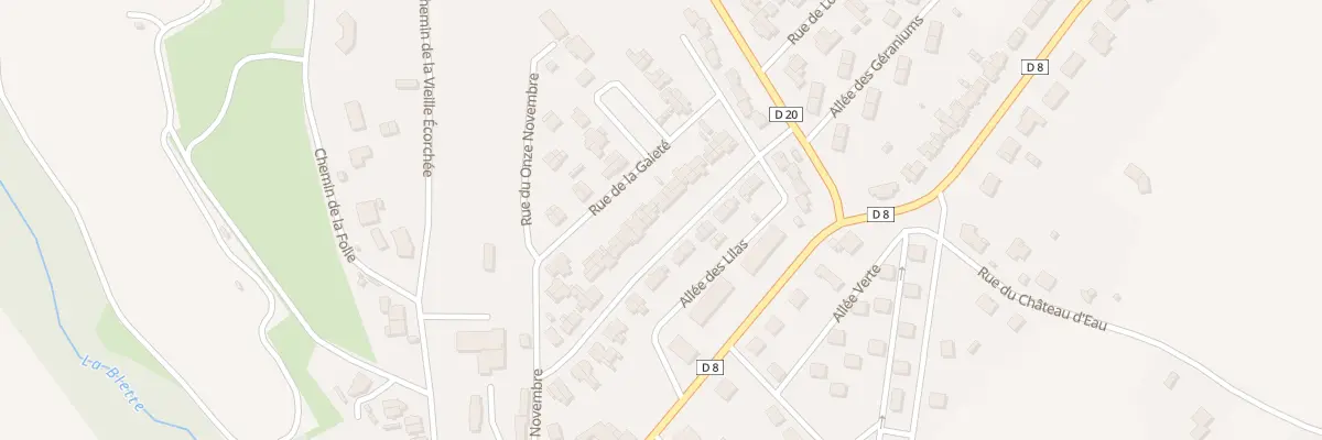 Plan du 21 Rue de la Renaissance à Badonviller