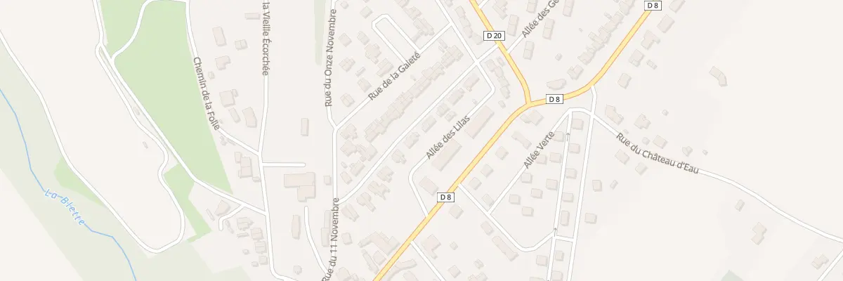 Plan du 22 Rue de la Renaissance à Badonviller