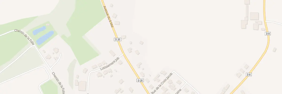 Plan du 6 Av du Huit Mai à Badonviller