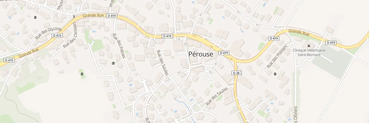 Plan du 2 Pl de la Mairie à Pérouse