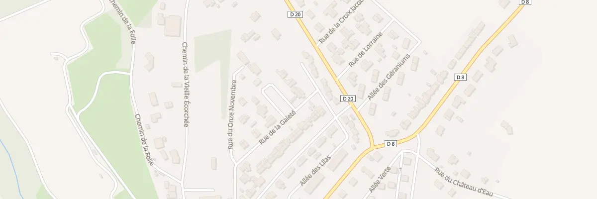 Plan du 31 Rue de la Gaiete à Badonviller
