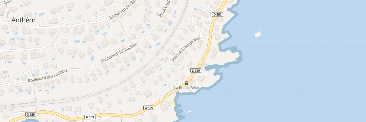 Plan du 109 Av Brise de Mer à Saint-Raphaël
