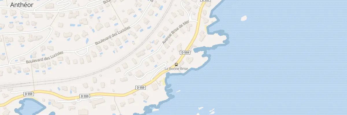 Plan du 2023 Bd Eugène Brieux à Saint-Raphaël