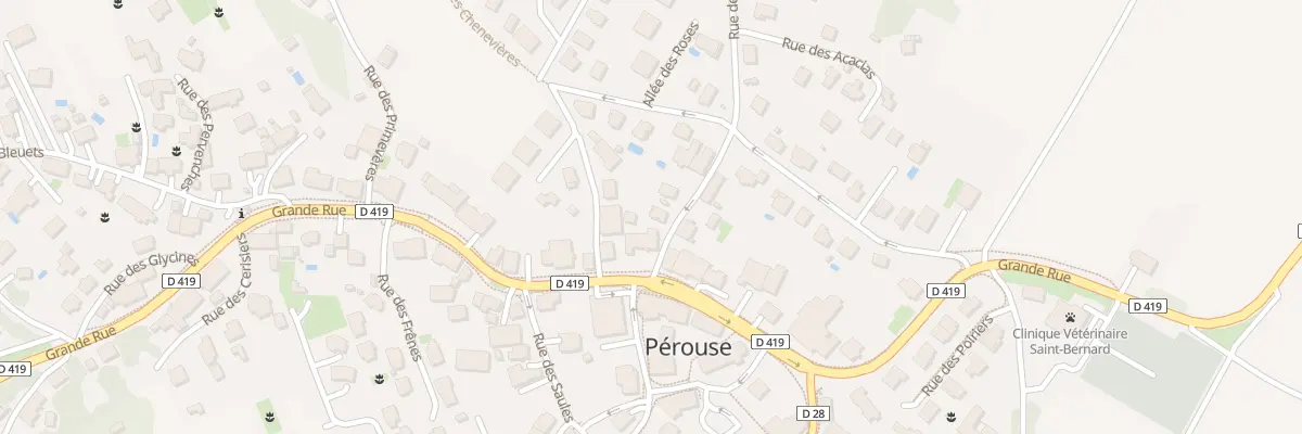 Plan du 1A Rue des Lilas à Pérouse