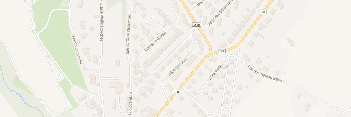 Plan du 28 Rue de la Renaissance à Badonviller