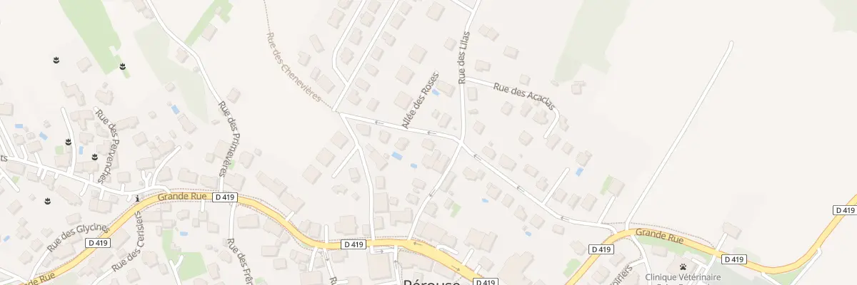Plan du 1A Rue des Rosiers à Pérouse