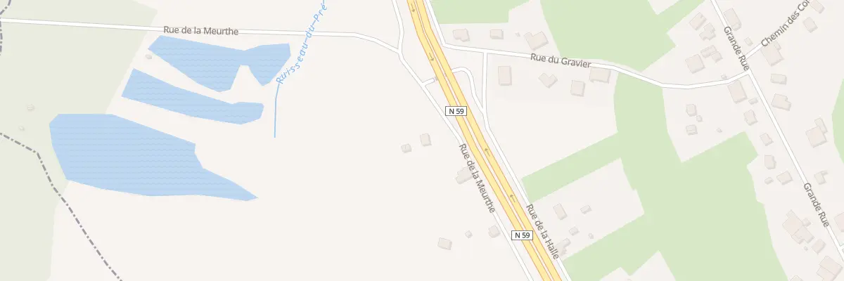 Plan du 1015 Rue De La Meurthe à La Voivre