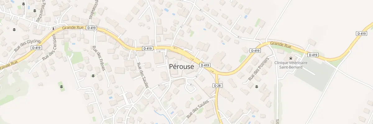 Plan du 52 Grande Rue à Pérouse