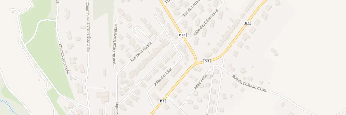 Plan du 36 Rue de la Renaissance à Badonviller