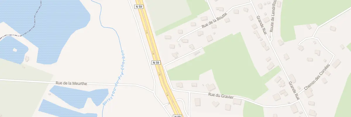 Plan du 449 Rue Du Gravier Prolongee à La Voivre