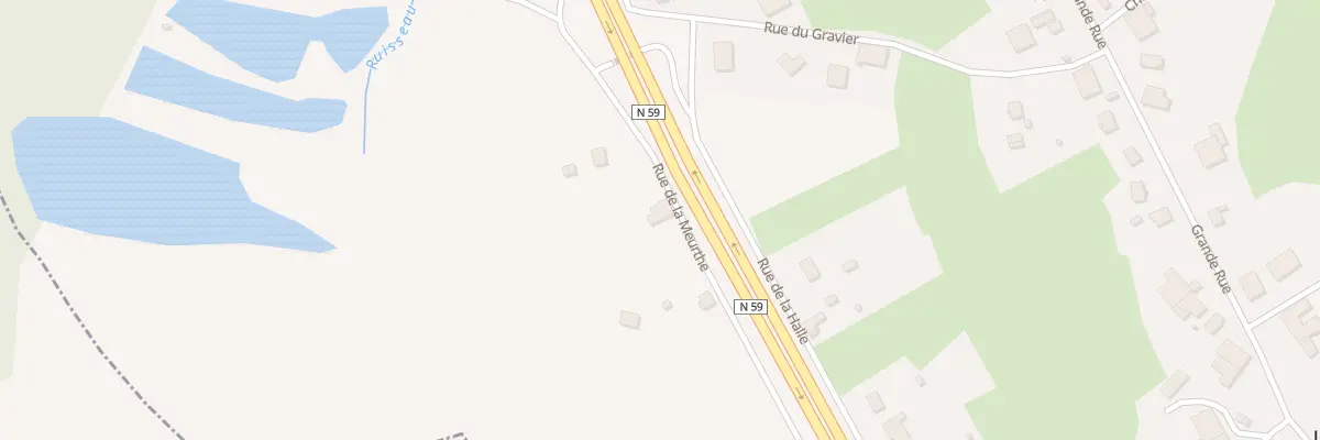 Plan du 965 Rue De La Meurthe à La Voivre