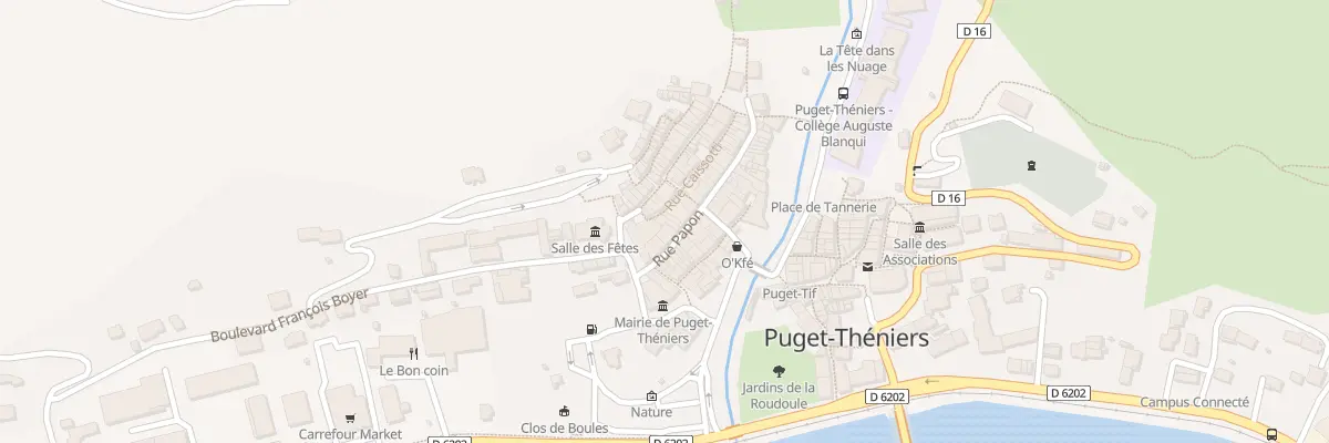 Plan du 3 Rue Caissotti à Puget-Théniers
