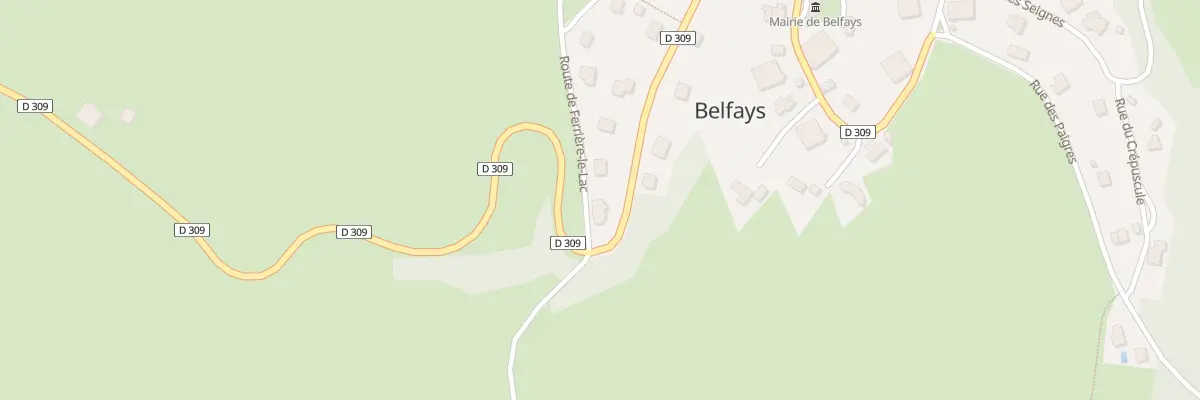 Plan du 2 Rue de Ferrieres Le Lac à Belfays
