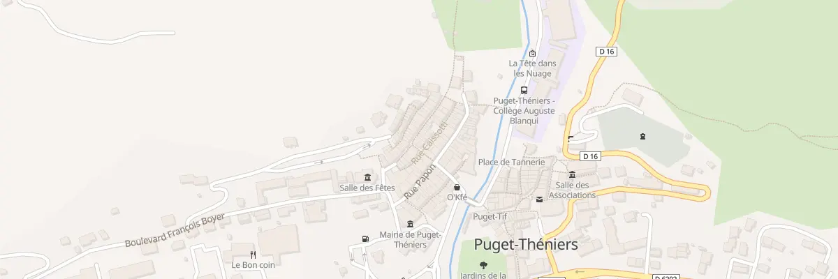 Plan du 9 Rue Casimir Brouchier à Puget-Théniers