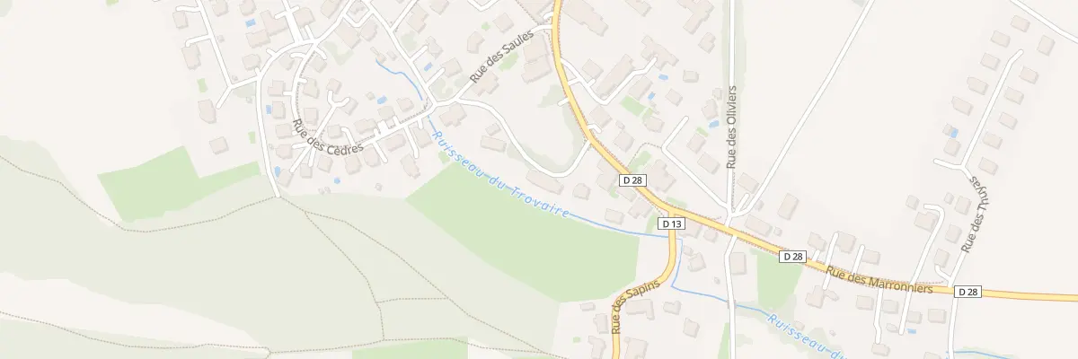Plan du 1 Rue des Peupliers à Pérouse