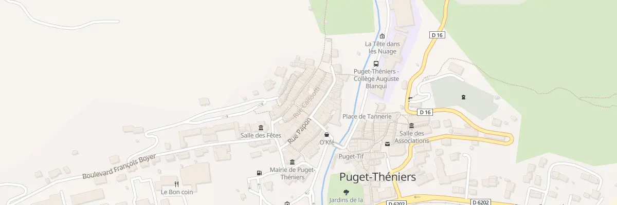 Plan du 11 Rue Caissotti à Puget-Théniers