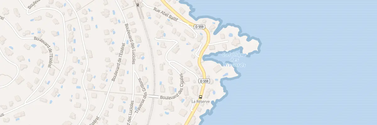 Plan du 215 Bd des Cigales à Saint-Raphaël