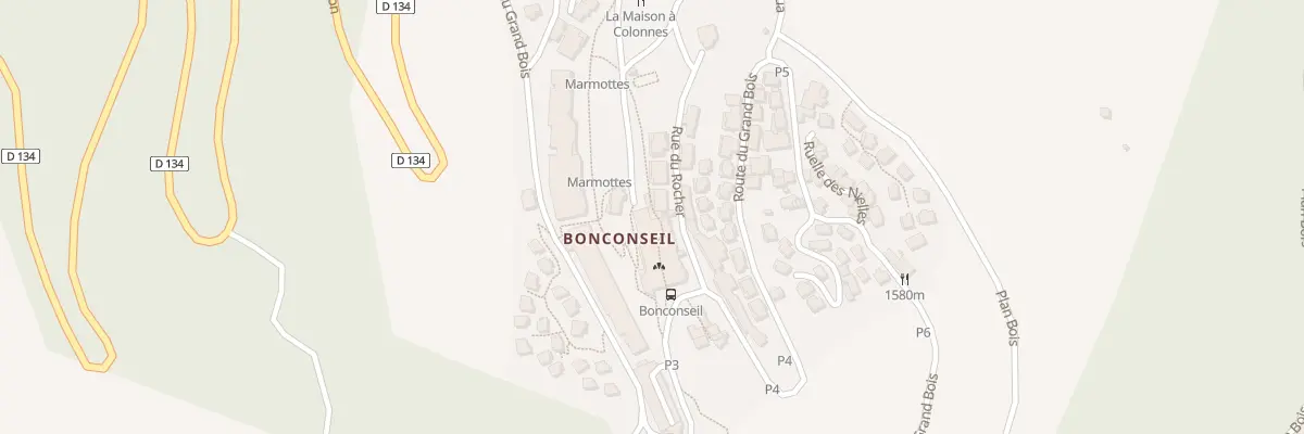 Plan du 6163 Bon Conseil Dessous à Sainte-Foy-Tarentaise