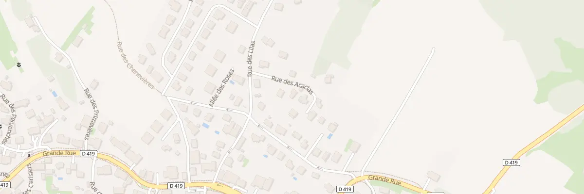 Plan du 4 Rue des Acacias à Pérouse