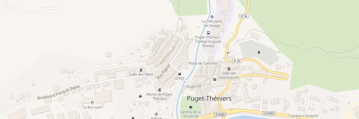 Plan du 5A Rue Lucien Viborel à Puget-Théniers