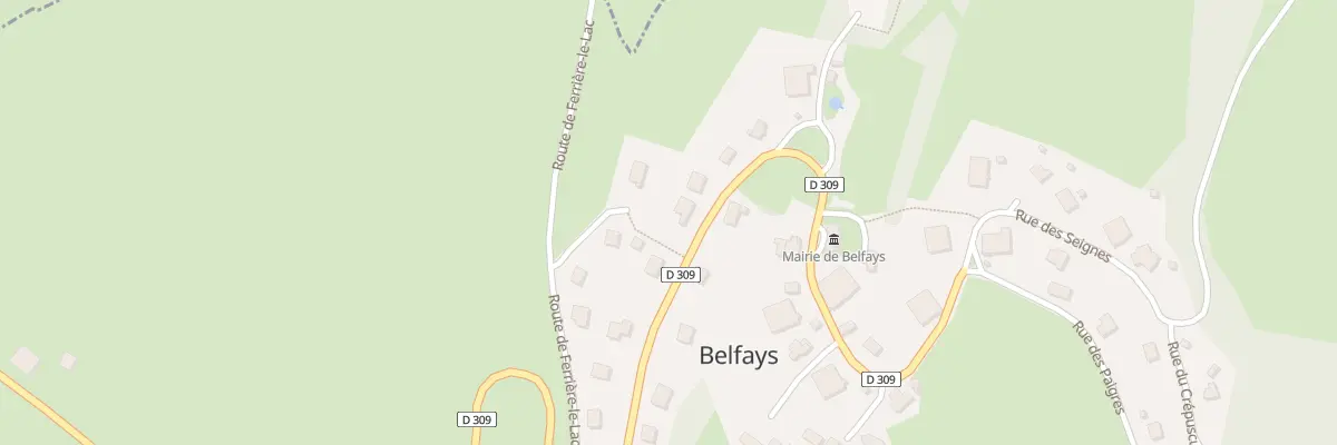 Plan du 18 Rue Principale à Belfays