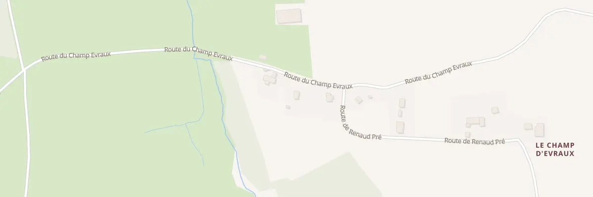 Plan du 876 Rte du Champ d’Evraux à Corcieux