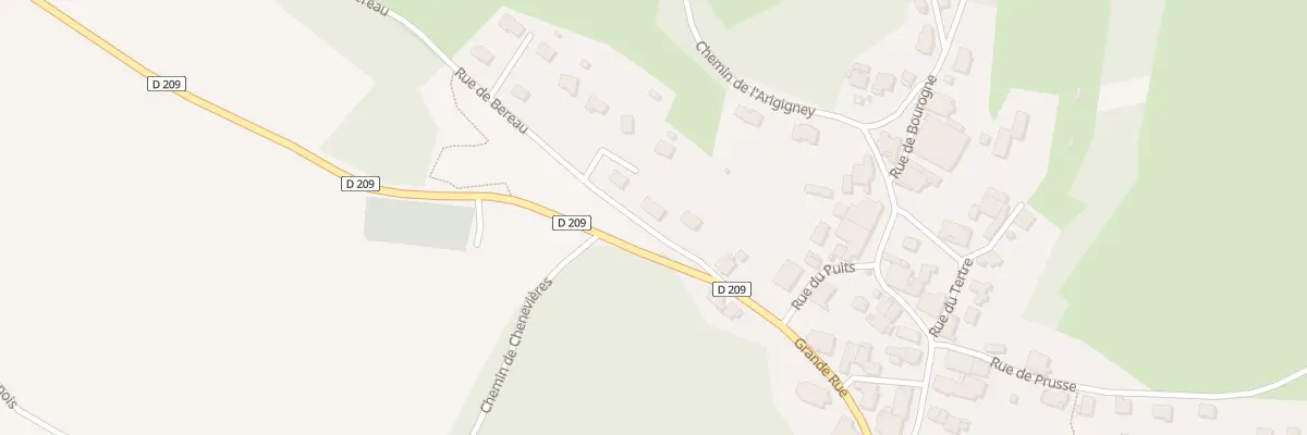 Plan du 1T Rue de Bereau à Audincourt