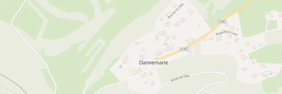 Plan du 5038 Au Village à Dannemarie