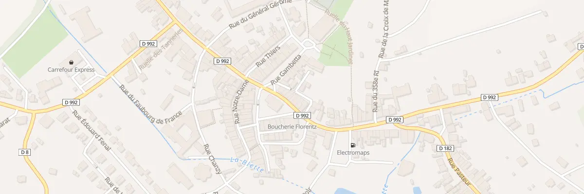Plan du 31 Rue du Marechal Foch à Badonviller