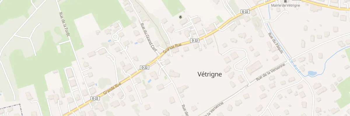 Plan du 44 Grande Rue à Vétrigne
