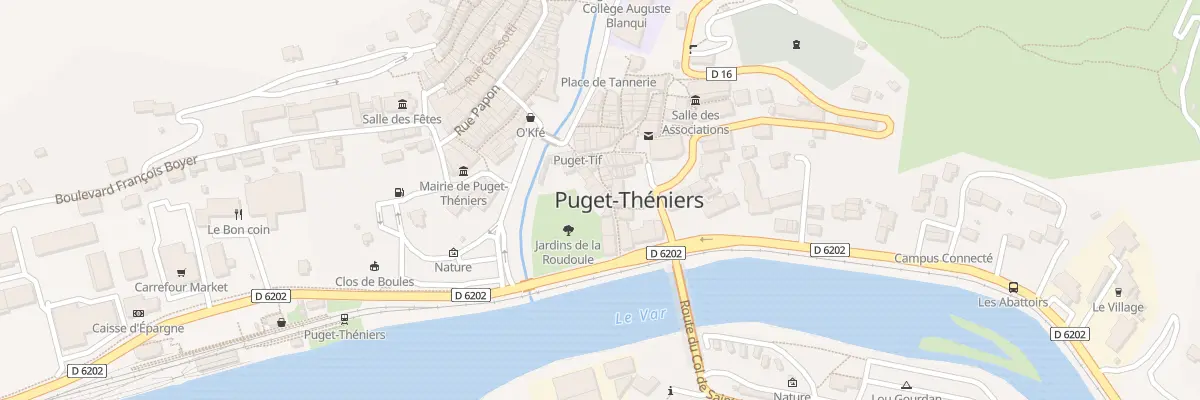 Plan du 13 Rue Jausserandy à Puget-Théniers