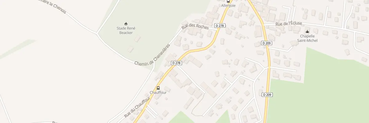 Plan du 8 Rue de Brognard à Allenjoie