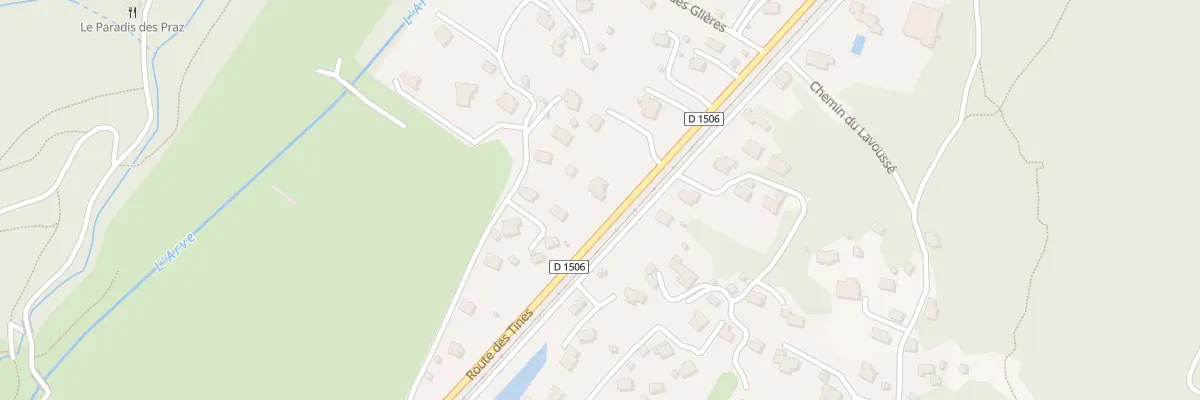 Plan du 1081 Rte des Tines à Chamonix-Mont-Blanc
