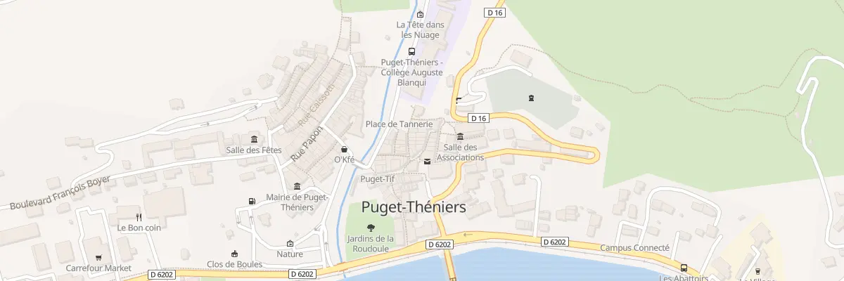 Plan du 6B Rue Adolphe Conil à Puget-Théniers