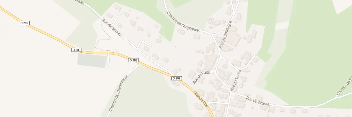 Plan du 1A Rue de Bereau à Allenjoie