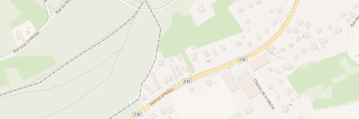 Plan du 48B Av d’Alsace à Denney