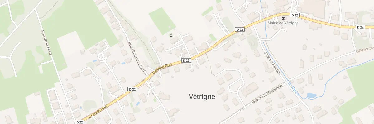 Plan du 46 Grande Rue à Vétrigne