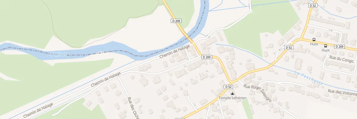 Plan du 11 Rue du Canal à Fesches-le-Châtel