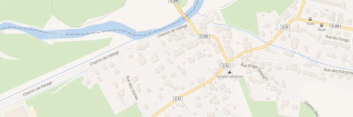 Plan du 16 Rue du Canal à Fesches-le-Châtel