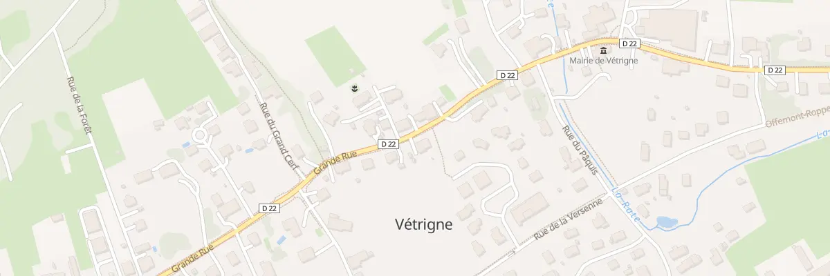 Plan du 48 Grande Rue à Vétrigne