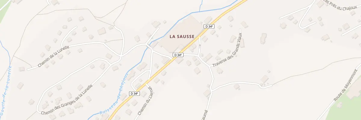 Plan du 22 Rte du Chajoux à La Bresse