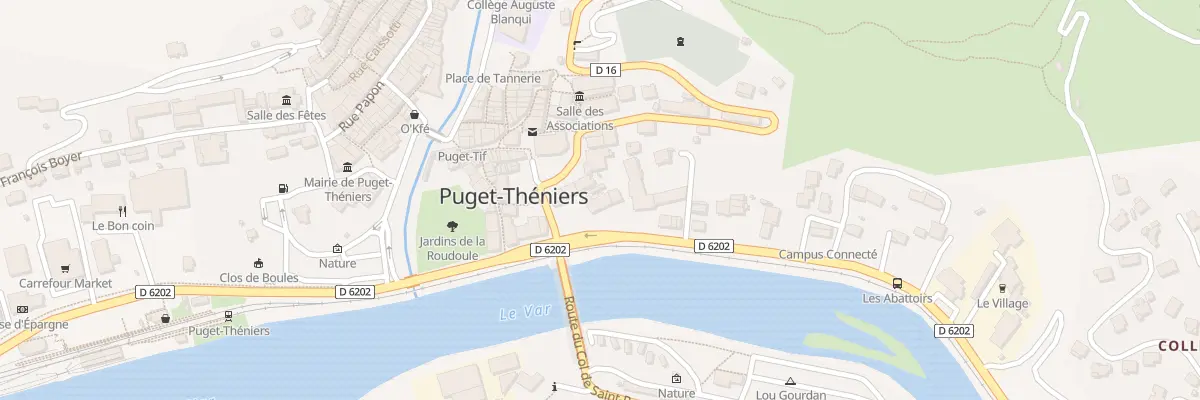 Plan du 14 Rue Alexandre Bottin à Puget-Théniers