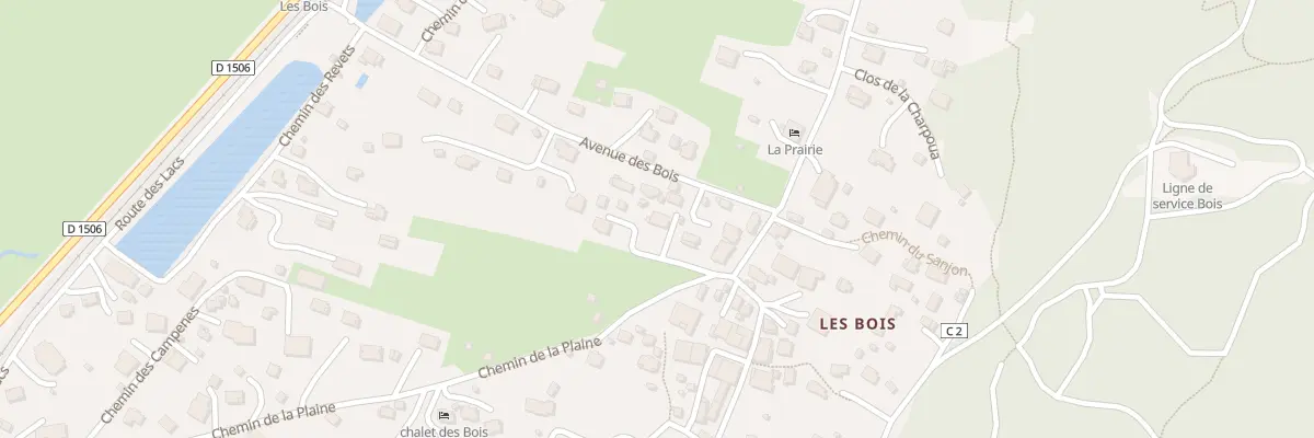 Plan du 42 Che des Clarines à Chamonix-Mont-Blanc