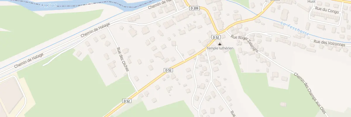 Plan du 14 Rue Louis Dormoy à Fesches-le-Châtel