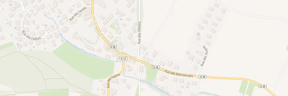 Plan du 13 Rue des Marronniers à Pérouse
