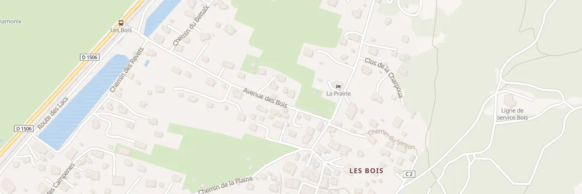 Plan du 297 Av des Bois à Chamonix-Mont-Blanc